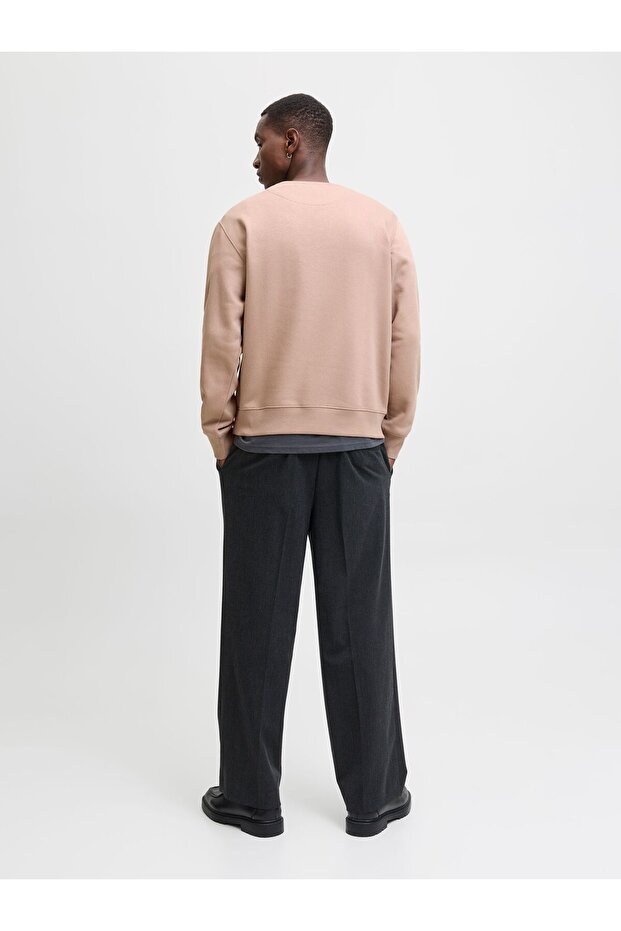 Sweatshirt Einfarbig Sweatshirt - 4