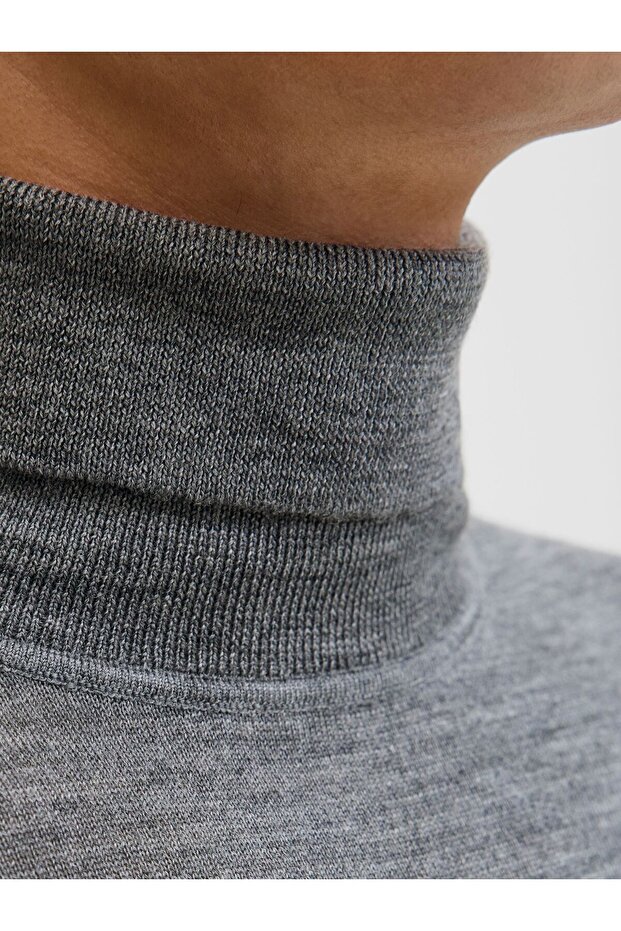 Rollkragenpullover Einfarbig Rollkragenpullover - 6