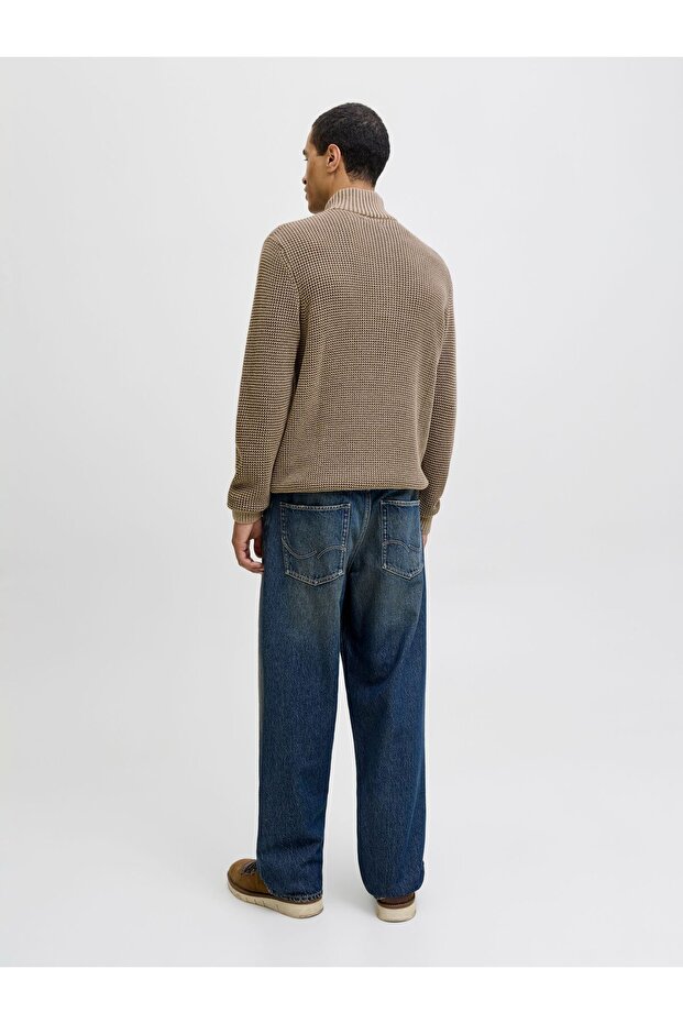 Strickpullover Einfarbig Strickpullover - 3