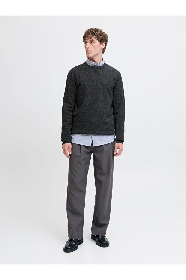 Strickpullover Einfarbig Strickpullover - 4