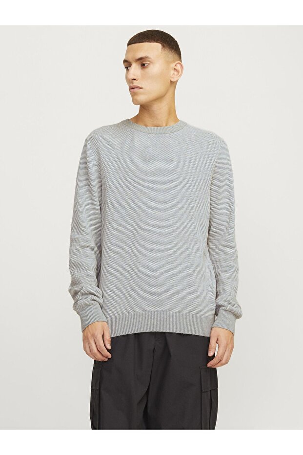 Strickpullover Einfarbig Strickpullover - 1