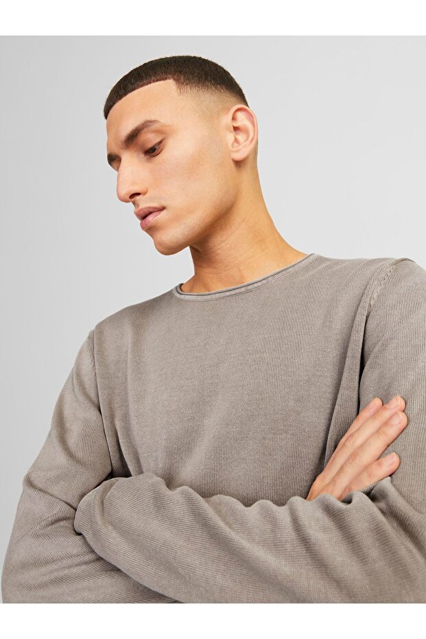 Strickpullover Einfarbig Strickpullover - 7