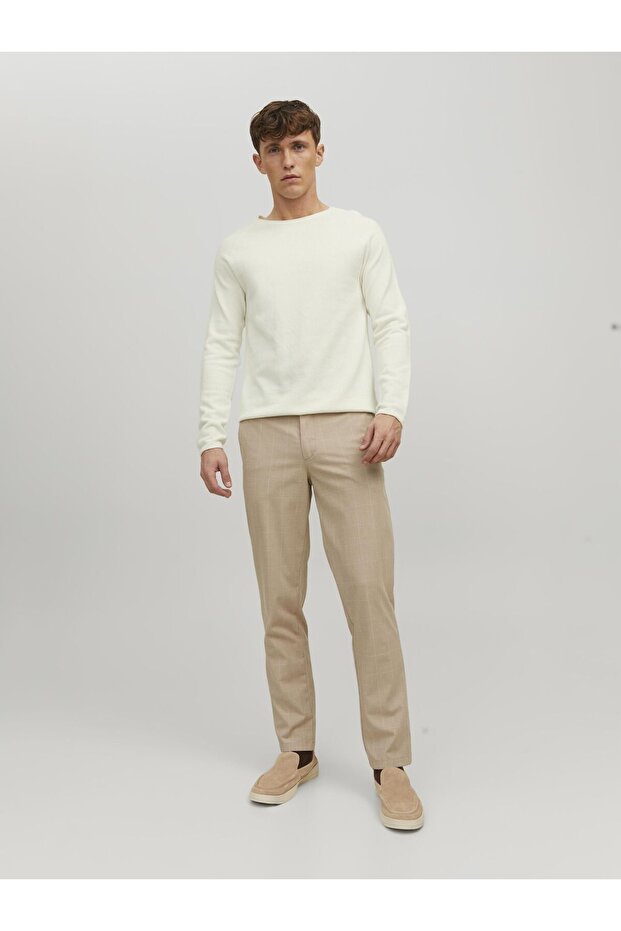 Strickpullover Einfarbig Strickpullover - 4