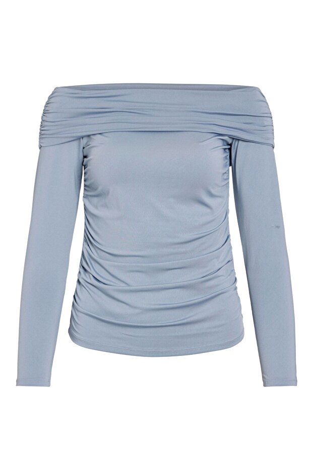 Off Shoulder Top Langarm - 2