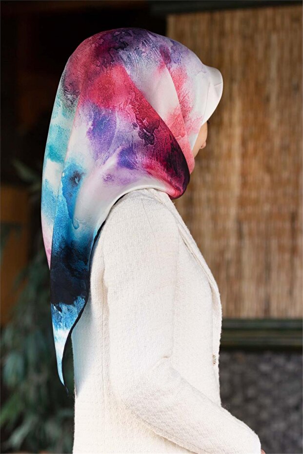 Twill İpek Eşarp - 4