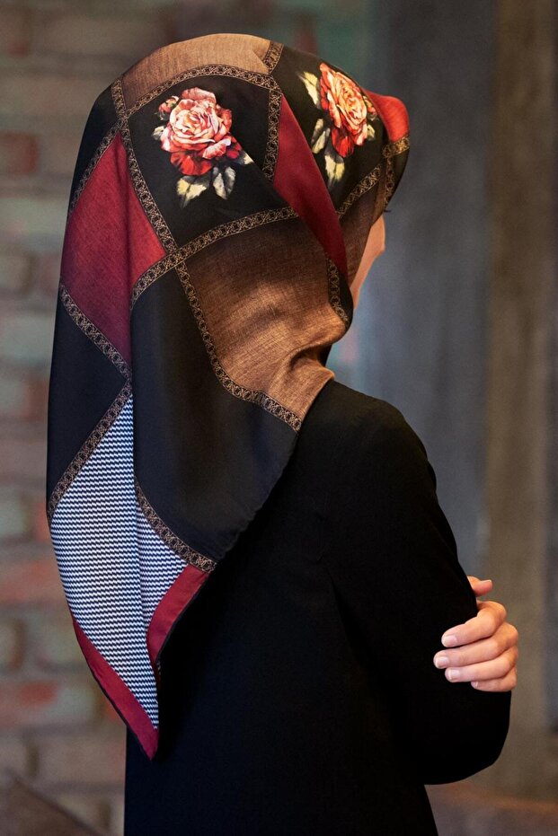 Eșarfă de mătase Twill - 1