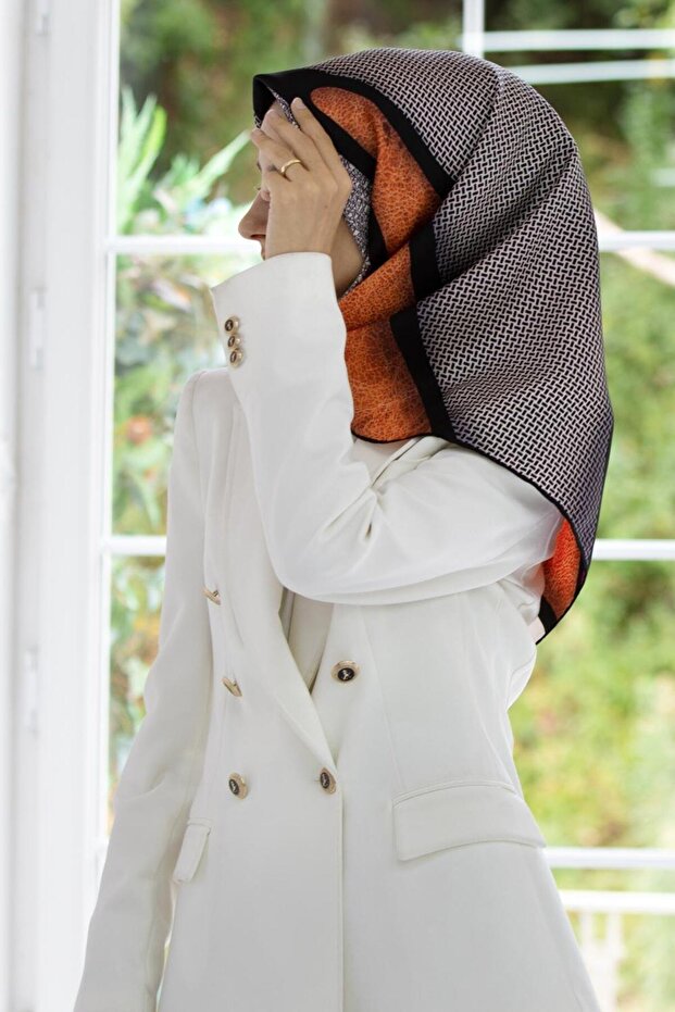 Twill İpek Eşarp - 1