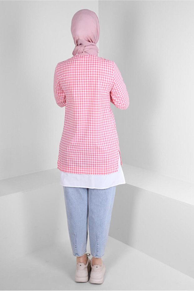 GINGER PATTERNED BUTTONED TUNIC 43644 - 3