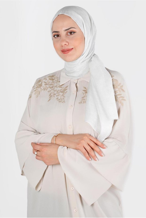 ALVINA FLOWER PATTERNED EVENING SHALT 8224