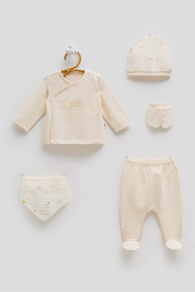 Jungle Friends Set of 5 Beige
