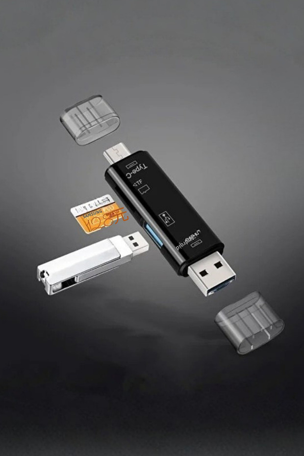 3Hub Usbc-Otg Smart Card Reader Reader for Devices