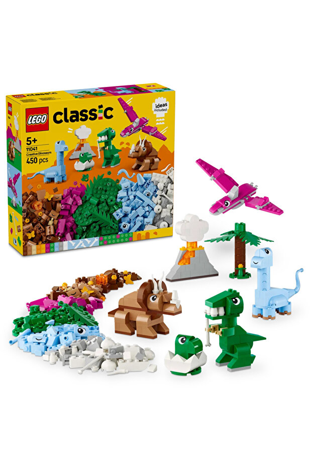 Classic Creative Dinosaurs 11041 Building Set for 5+ Year Old Kids (450 Pieces)