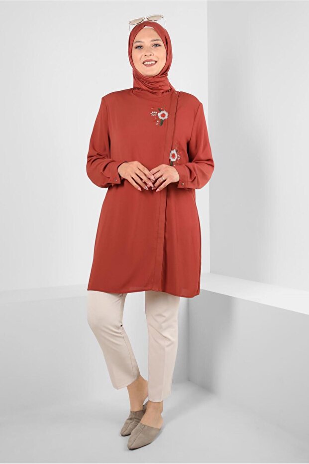 تونيك بنقشة زهور 20247 - 2