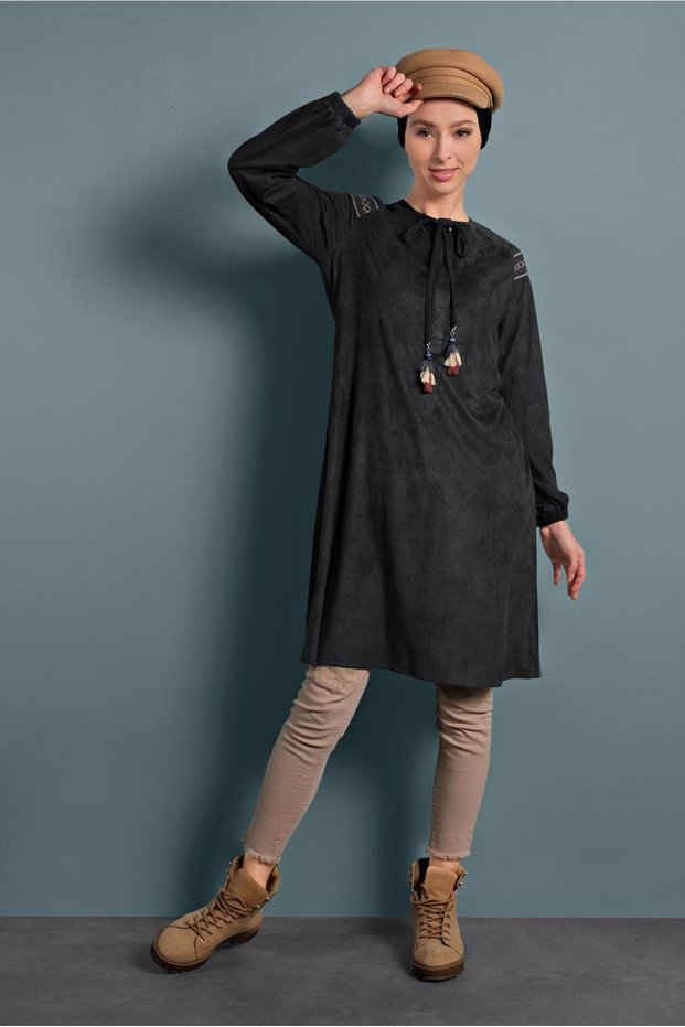Tunic with Lace Collar 40263