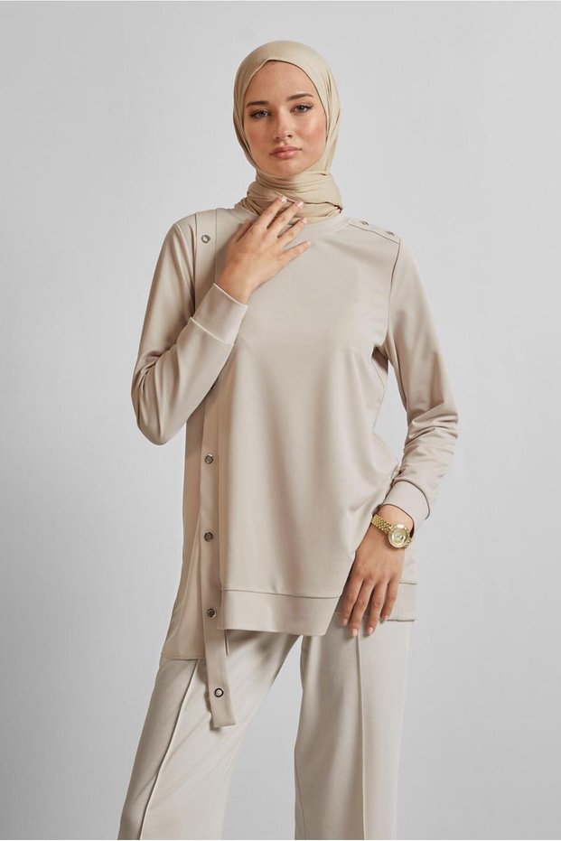 Eyelet Detail Tracksuit Tunic 45701