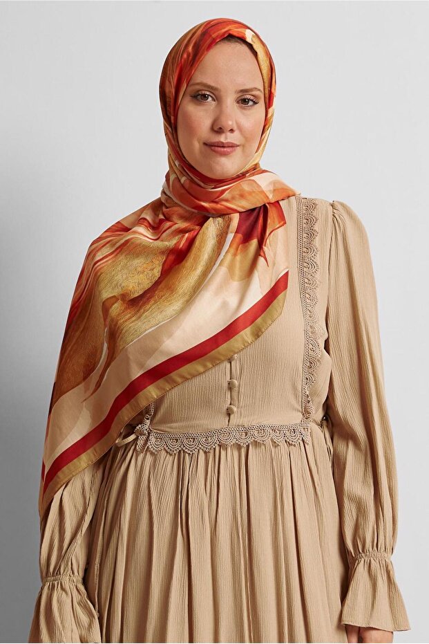 شال منقوش 8577