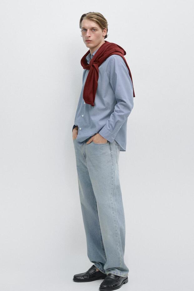 Regular fit %100 pamuklu gömlek - 1