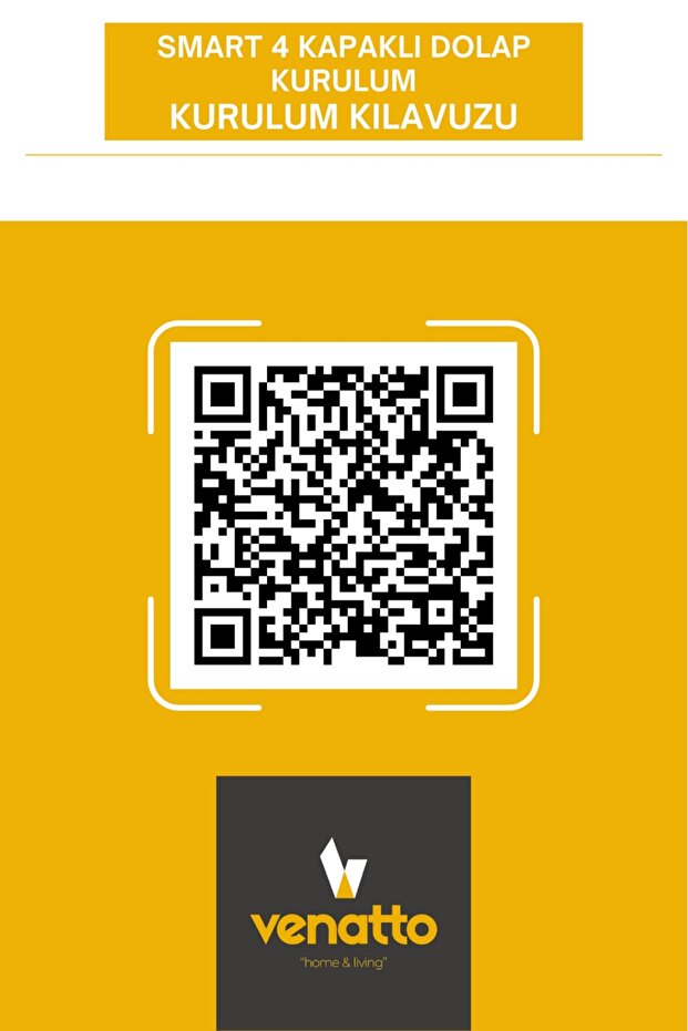 Smart 4 Kapılı Dolap (%100MDF) - 6