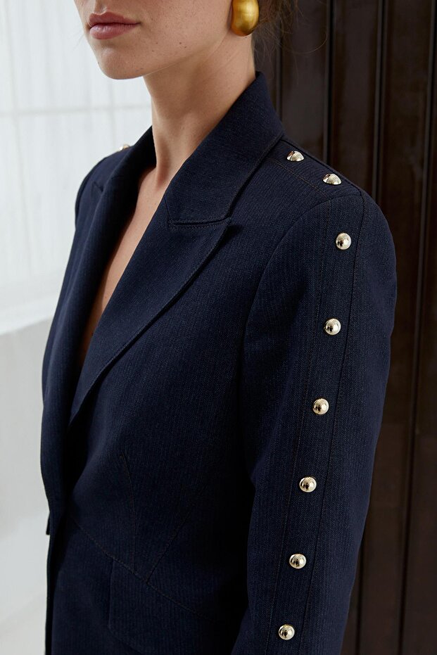 22603 سترة باللون الأزرق الداكن - 3