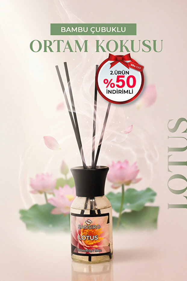 Lotus 100ml Bambu Çubuklu Ortam Kokusu - 1