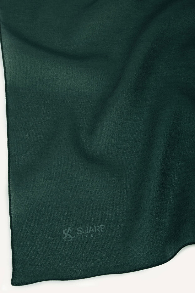 وشاح زمردي بلون العنبر السادة - 3