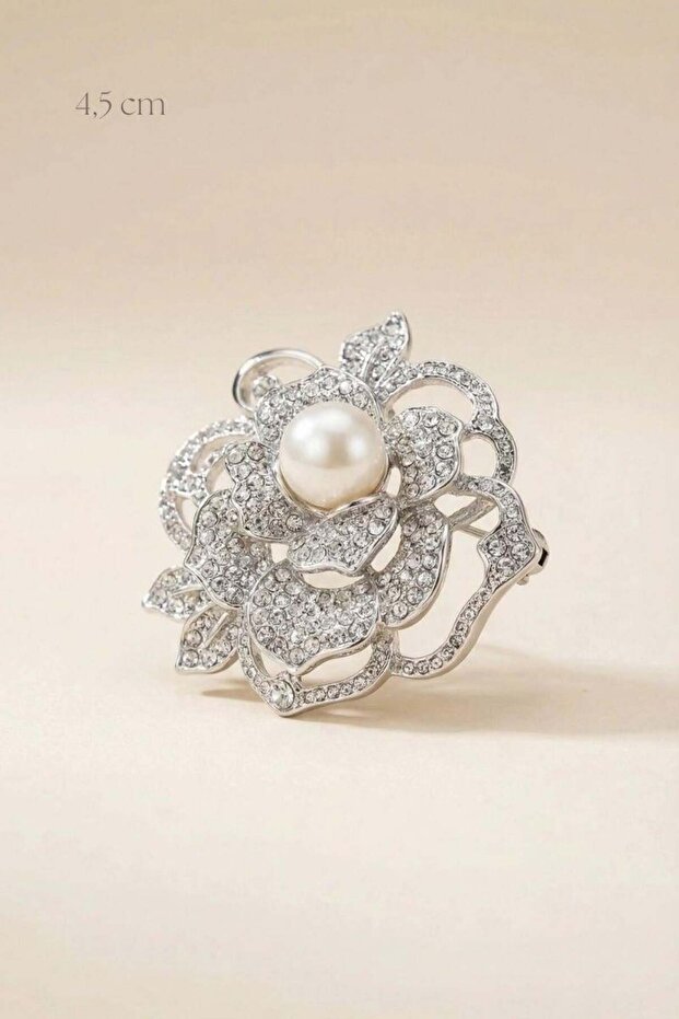 Rhames Broş BEYAZ - 1