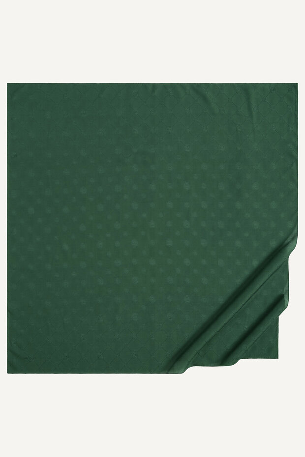 وشاح مرجاني بنمط مونوغرام الزمرد - 2