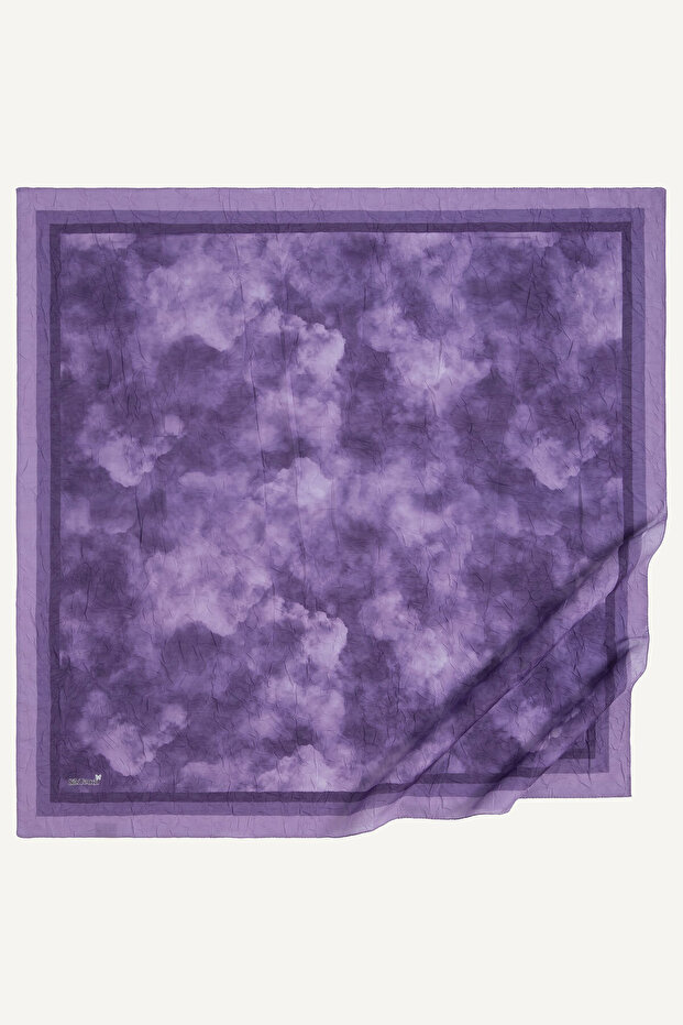 وشاح كراش بنمط السحابة الأرجوانية - 2