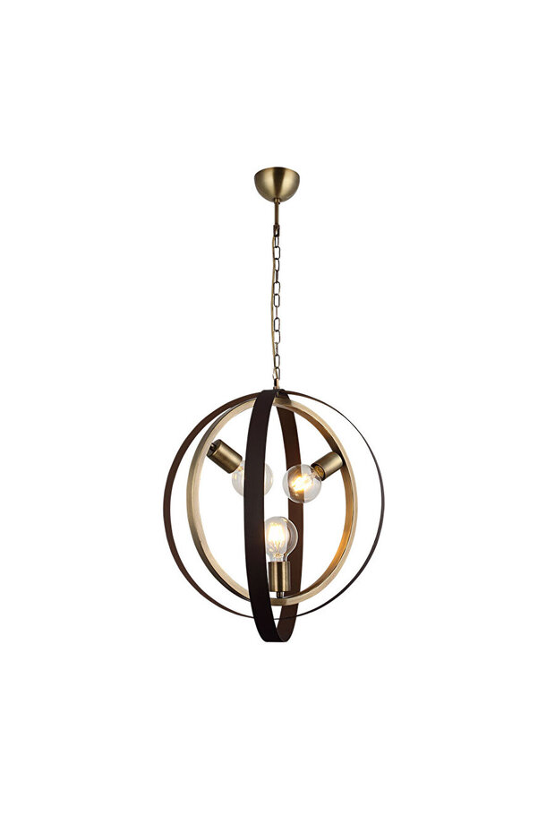 Tado Eskitme-Kahve Boyalı Avize - 1