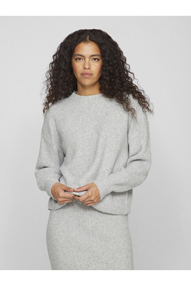 Strickpullover Rundhals - 1