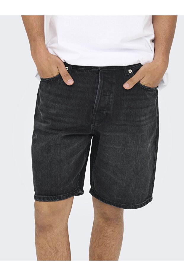 Jeans-Shorts ONSEDGE Mid Rise Gerade geschnitten Shorts - 6