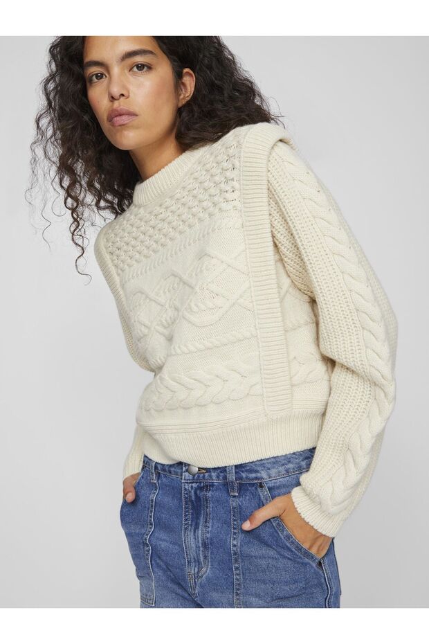 Strickpullover Zopfstrick - 6