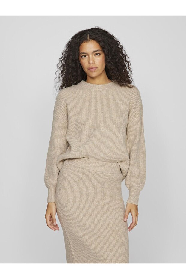 Strickpullover Rundhals - 1