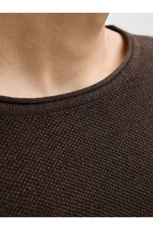 Strickpullover Einfarbig Strickpullover - 6