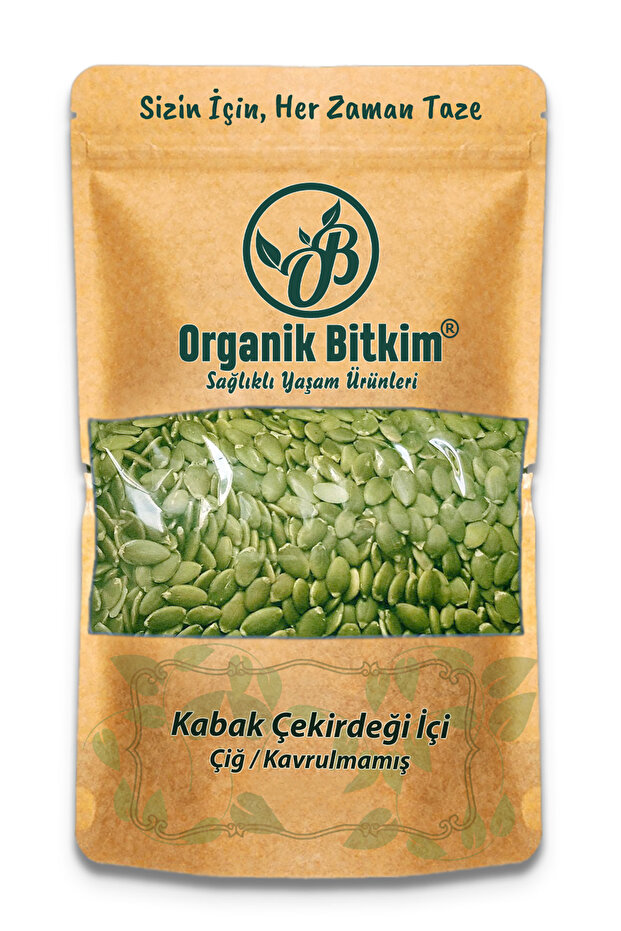 OB Organik Bitkim Kabak Çekirdeği İçi Çiğ 1000 gr