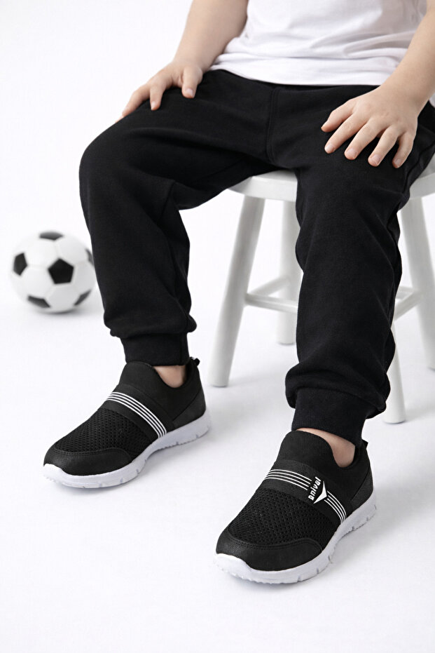 Tedy Unisex Children's Lace-Up Comfortable Flexible Daily Sneaker Sports Shoes Tedy