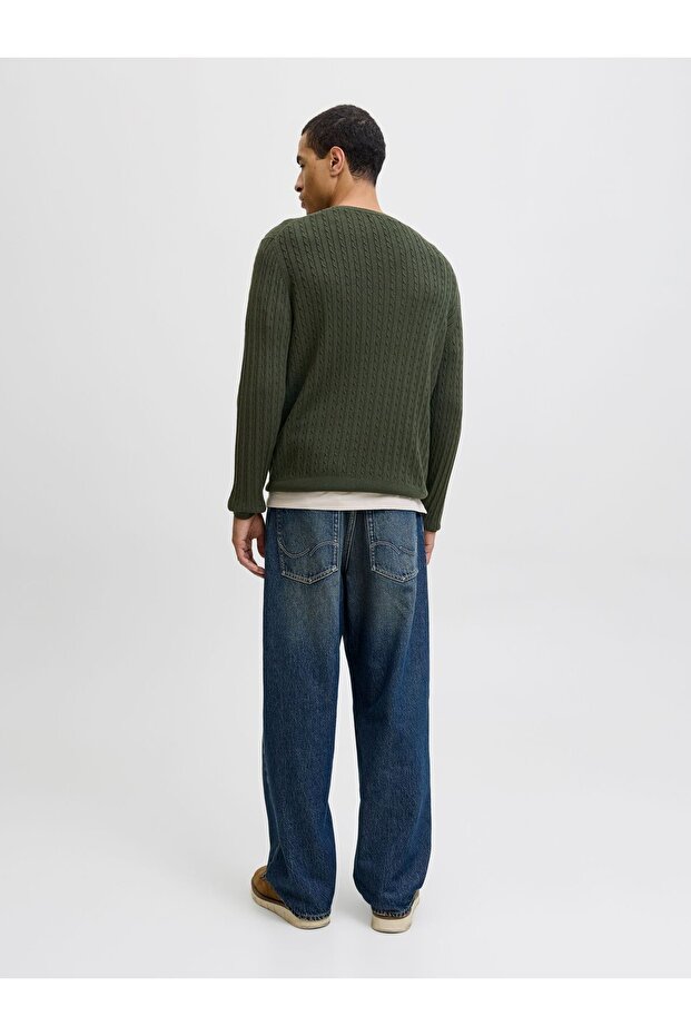 Strickpullover Einfarbig Strickpullover - 4