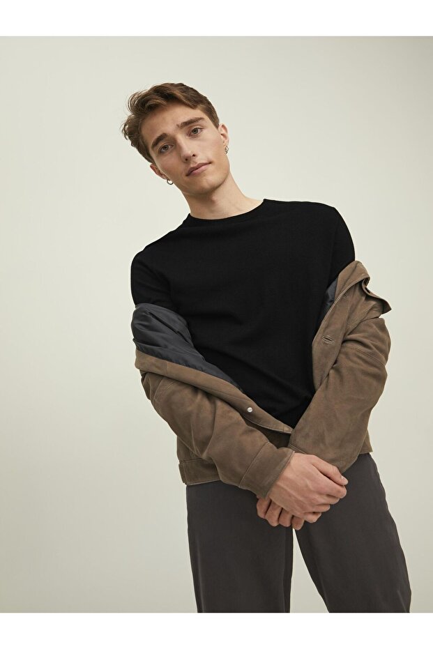 Strickpullover Einfarbig Strickpullover - 7