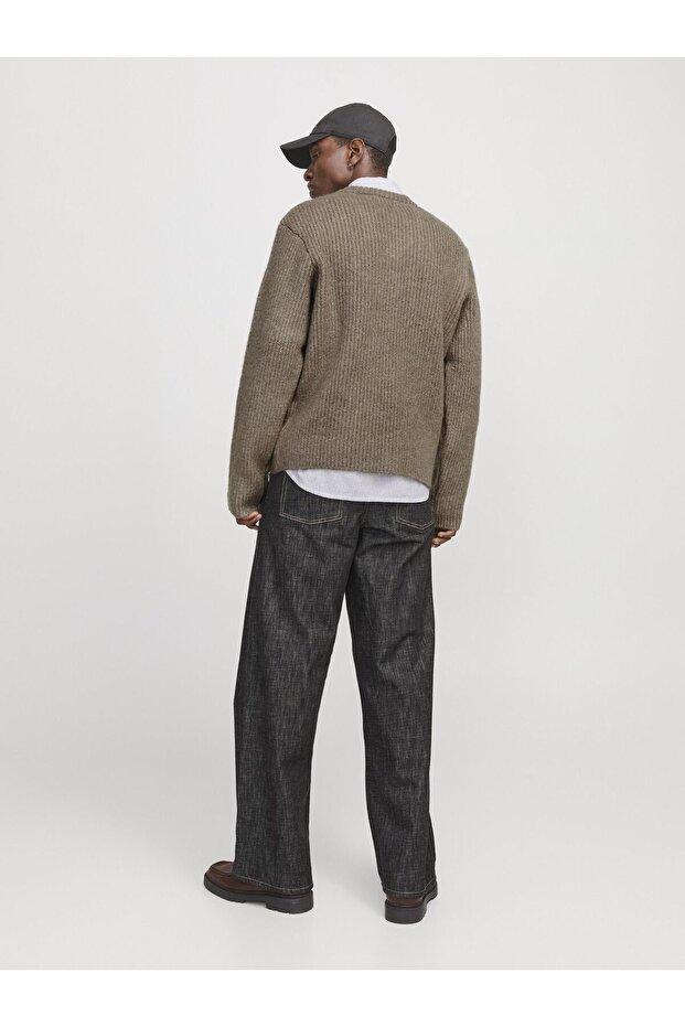 Strickpullover Einfarbig Strickpullover - 4