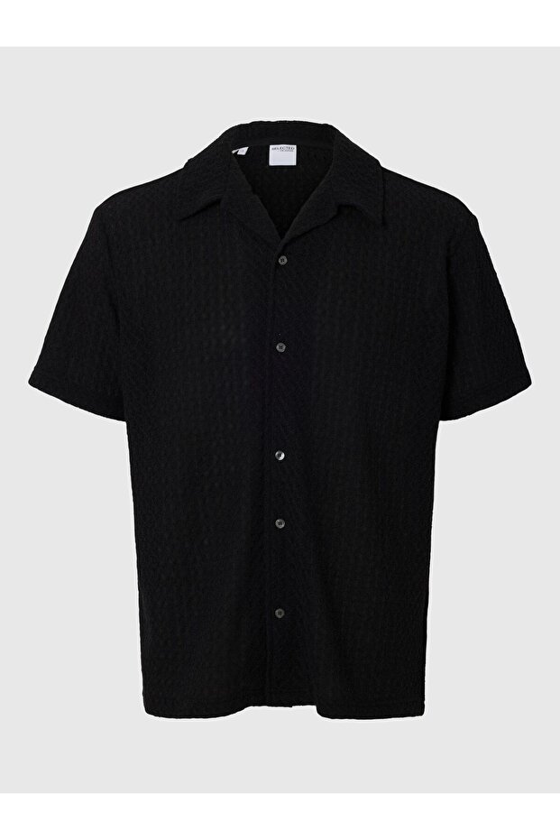 Kurzarmhemd Jacquard Strick - 2