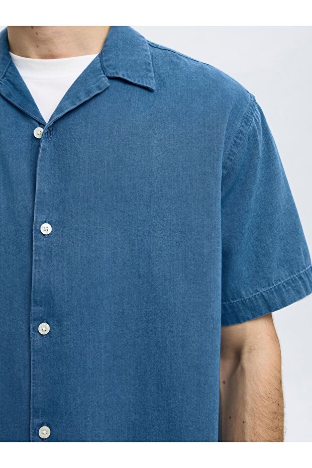 Jeanshemd Kurzarm - 5