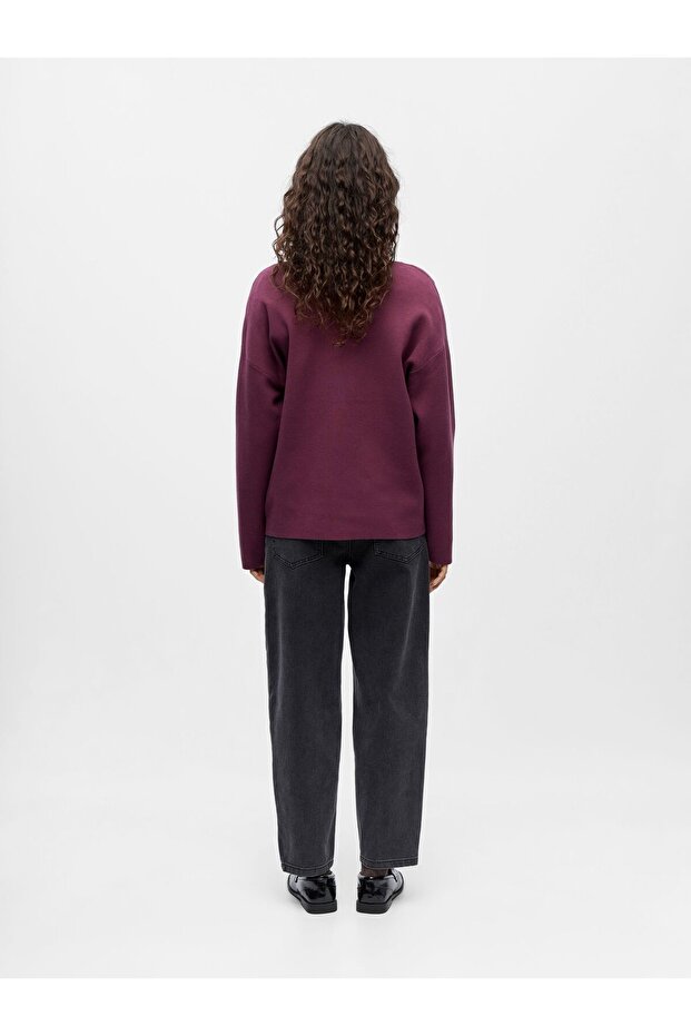 Strickpullover V-Ausschnitt - 3