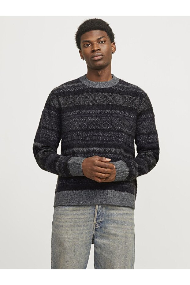 Strickpullover All Over Print Strickpullover - 1