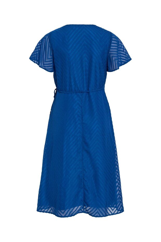 Kleid mit V-Ausschnitt Kurzarm - 3