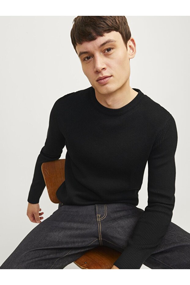 Strickpullover Einfarbig Strickpullover - 7