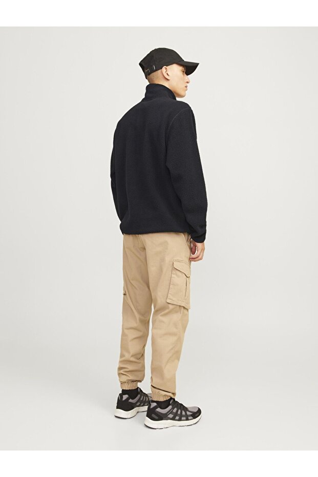 Gedrukt gemusterter Pullover - 4