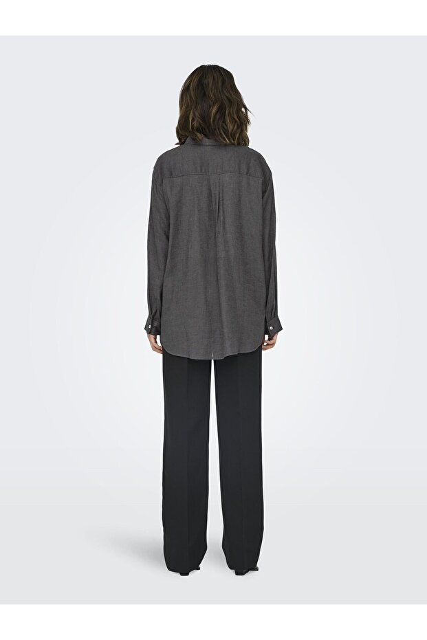 Hemd ONLBRUXELLES Leinen Hemd - 4