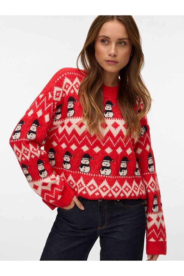 Strickpullover VMFROSTSNOWMAN Strickpullover - 4