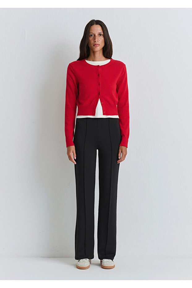 Siyah Örme Pantolon 1010968-900 - 4