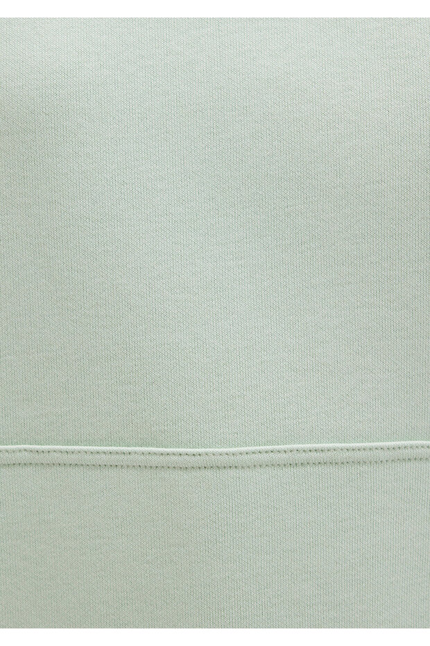 Kapüşonlu Yeşil Basic Sweatshirt 167299-71449 - 7